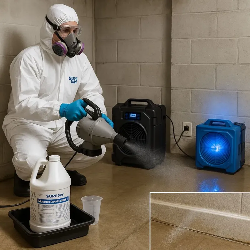Sanitization and Odor Removal process in Cumberland, IN
